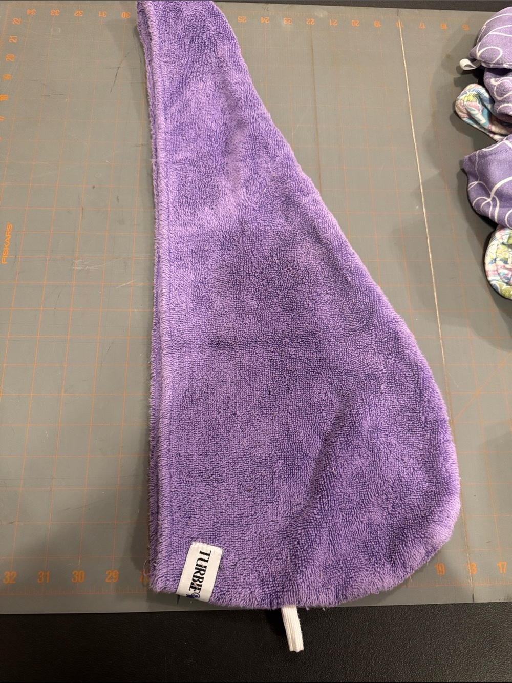 Turbie Twist Purple Hair Towel Turban